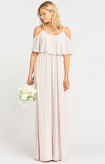Caitlin Ruffle Maxi Dress