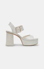 Dolce Vita Bobby Pearl Platform Heel ~ White Pearls