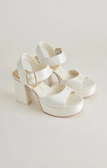 Dolce Vita Bobby Pearl Platform Heel ~ White Pearls